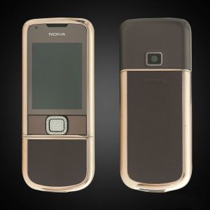 Nokia 8800 Rose Gold Da Nâu Đính Đá