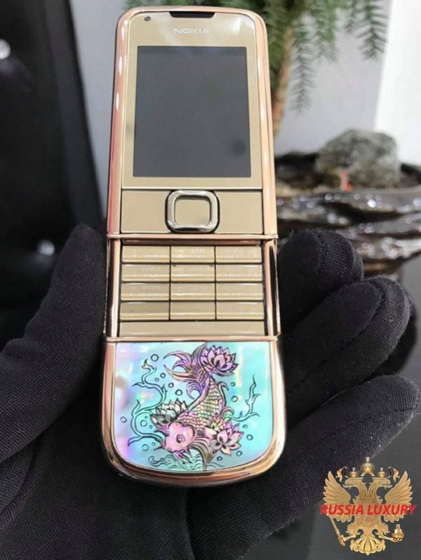 Nokia 8800 rose gold kham thuyen buom ca chep