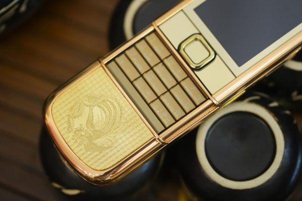 Nokia 8800 vàng hồng khảm long phụng 3