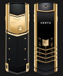 Vertu Signature S Yellow Gold Diamonds Bag Keys