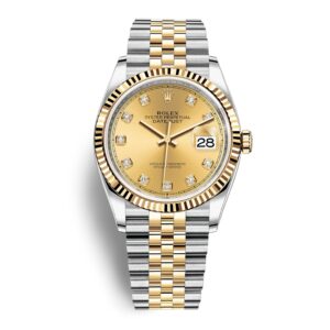 dong ho rolex datejust 36 126233 0017 champagne mat so vang cu da qua su dung like new 99 2